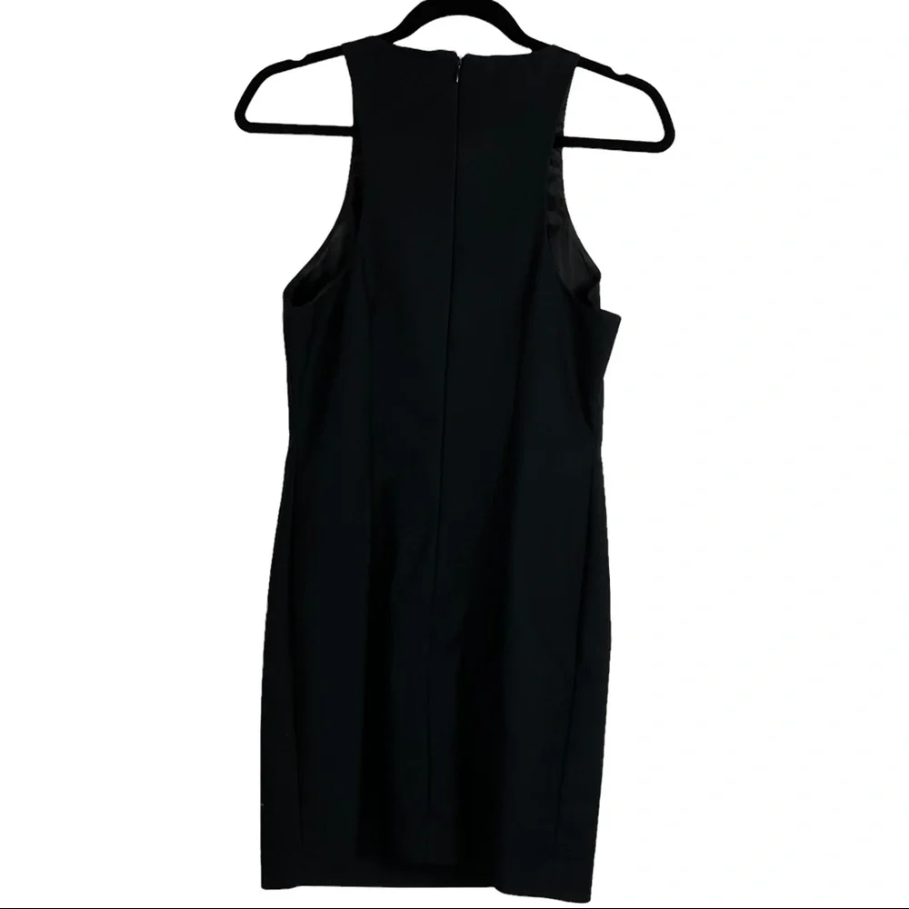 Zara Black Fitted Dress Size Medium